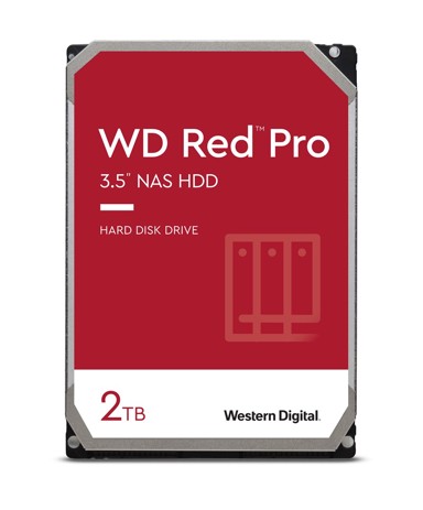 WESTERN DIGITAL Tvrdi disk Red Pro, 3.5", 2 TB, SATA III, 64 MB cache, 7200 okr./min